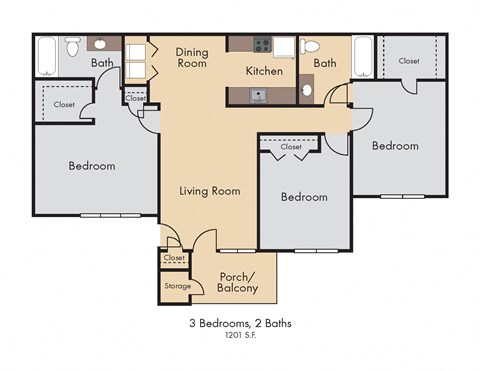a floor plan of a living room and a kitchen